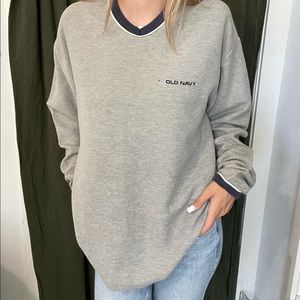 adorable oversized vintage old navy long sleeve !! size XL